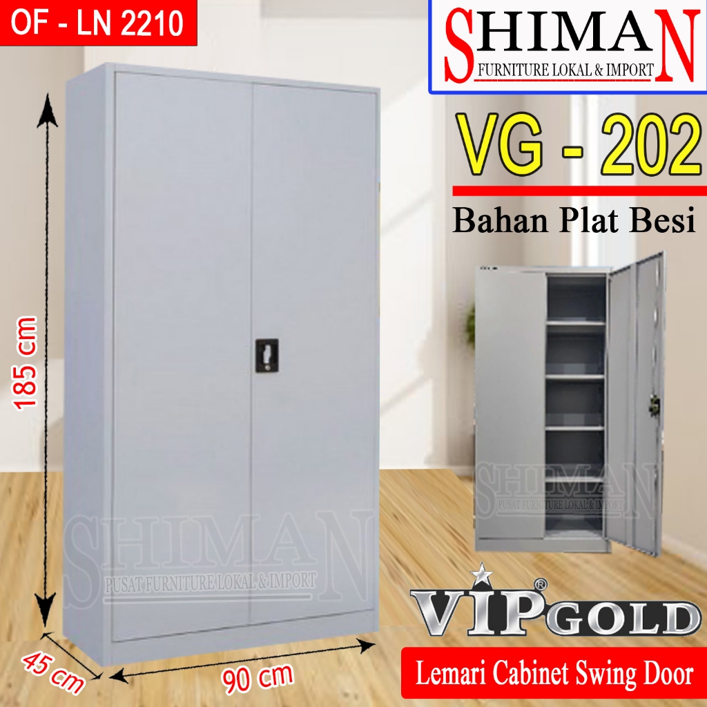 Lemari Arsip Besi Merk VIP GOLD | Lemari Cabinet Besi