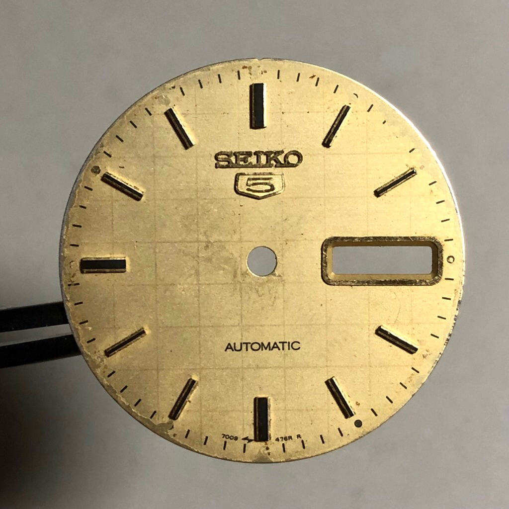 Dial Seiko 5 7009 476R R Kotak Kotak