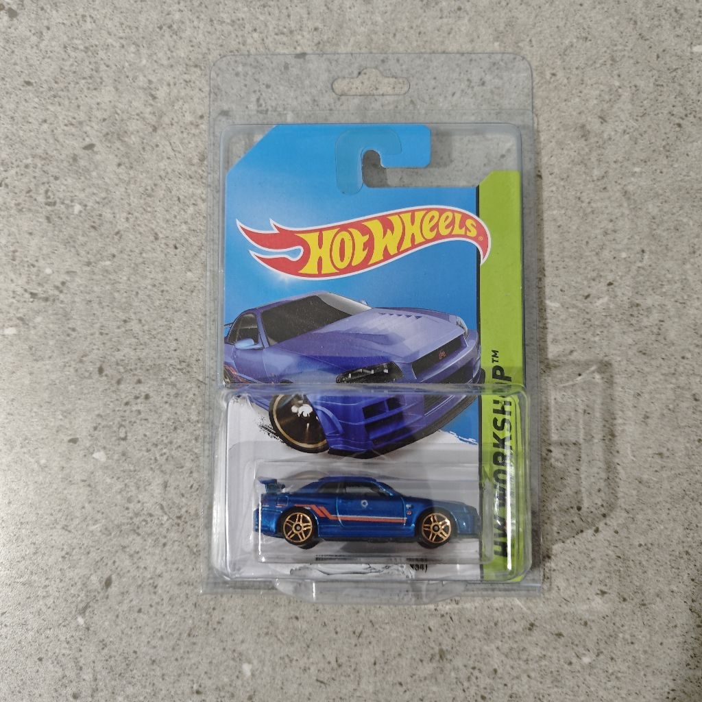 Hotwheels Nissan Skyline GT-R R34 Biru