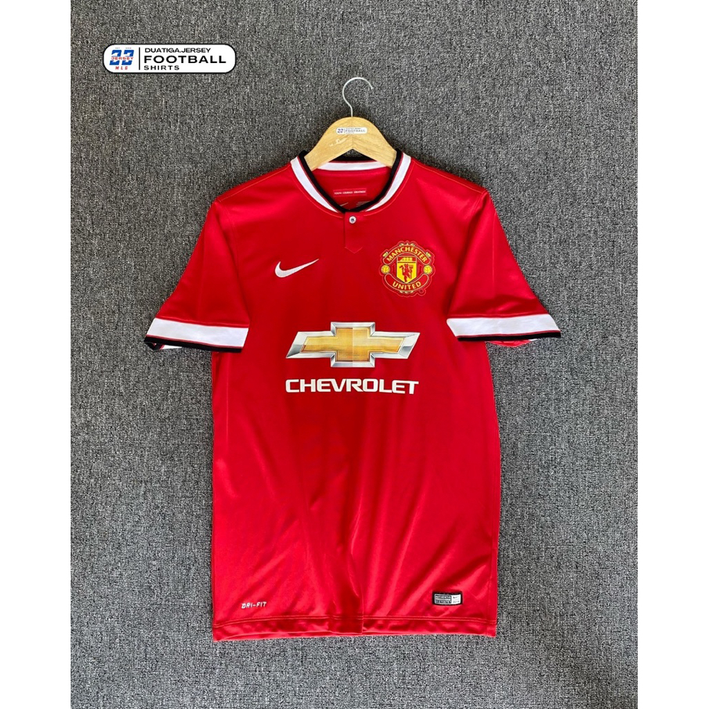 JERSEY ORIGINAL MANCHESTER UNITED HOME 2014/2015 POLOS SIZE S - JERSEY M4NCH3STER UN1TED 2014/2015