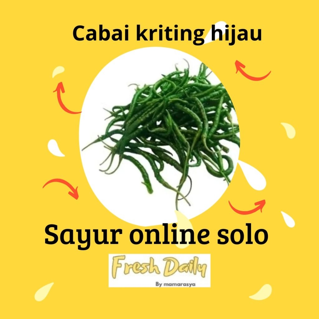 cabe kriting hijau - sayur segar solo