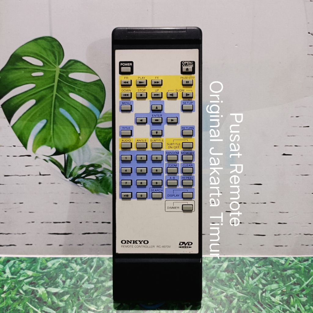 REMOTE REMOT DVD ONKYO RC-407DV ORIGINAL ASLI