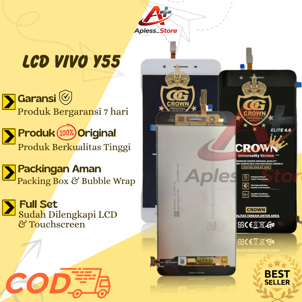 LCD TOUCHSCREEN VIVO Y55 Y55S ORIGINAL