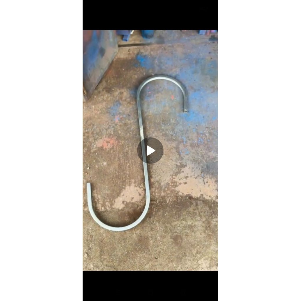 bending hollow custom 15*15mm jarak luar 30cm