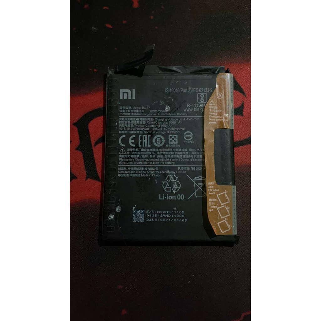 baterai copotan ( BN57 )POCOX3NFC