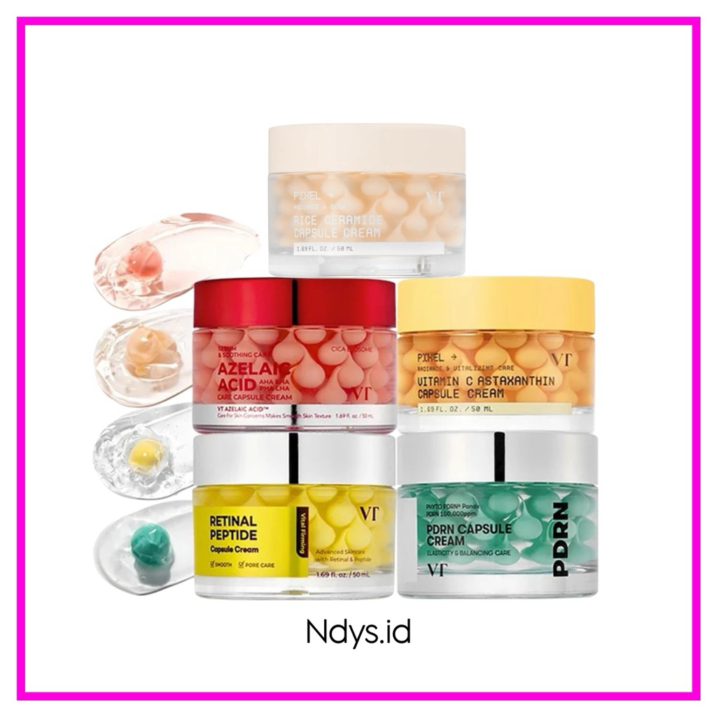 VT Vitamin C Astaxanthin Capsule Cream 50ml/VT Rice Ceramide Capsule Cream 50ml/ VT Retinal Peptide 
