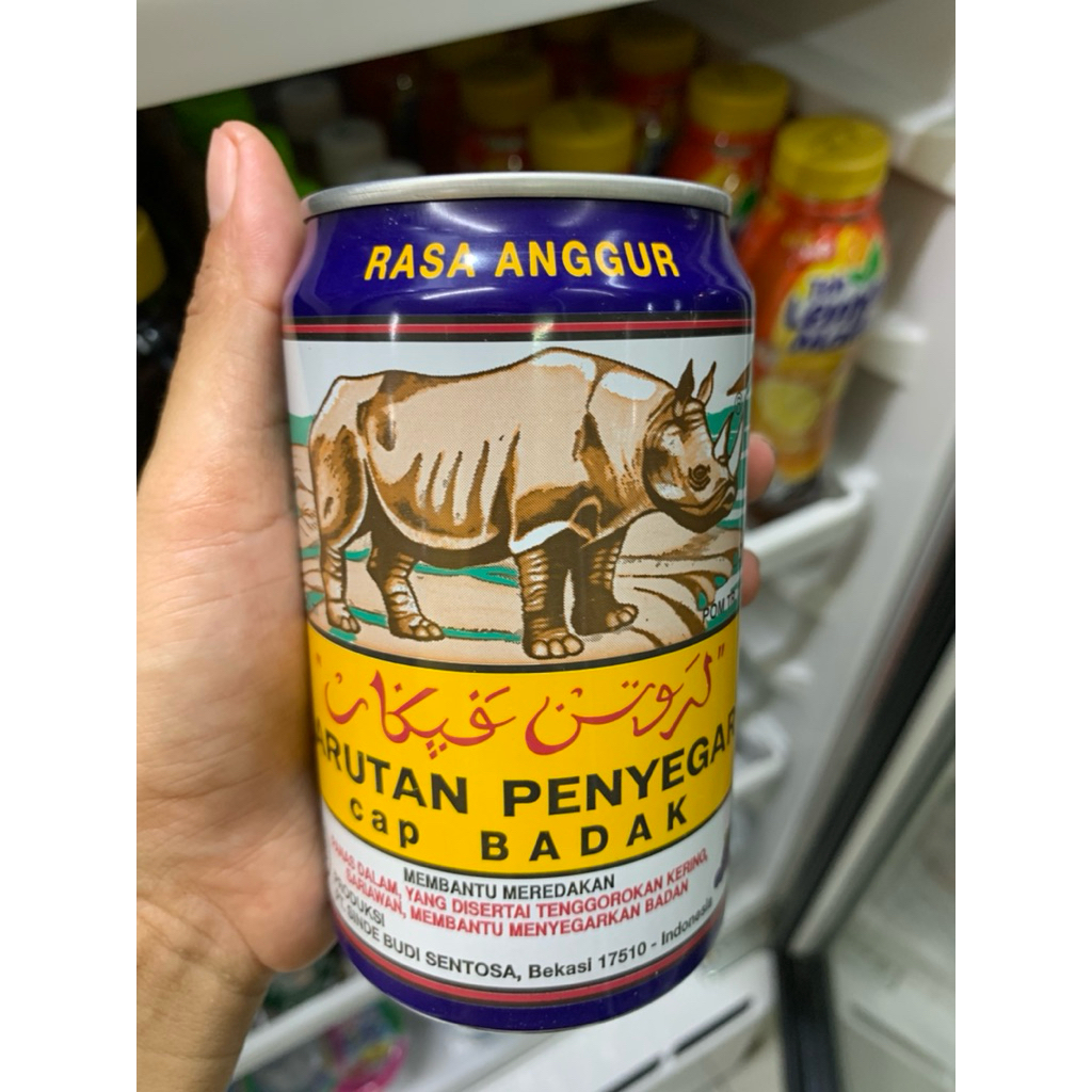 LARUTAN PENYEGAR CAP BADAK RASA ANGGUR