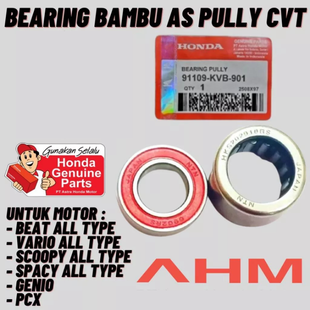 Bearing Pully Bearing Bambu Beat Scoopy Vario Pcx Adv Bearing Sliding Shave KVB