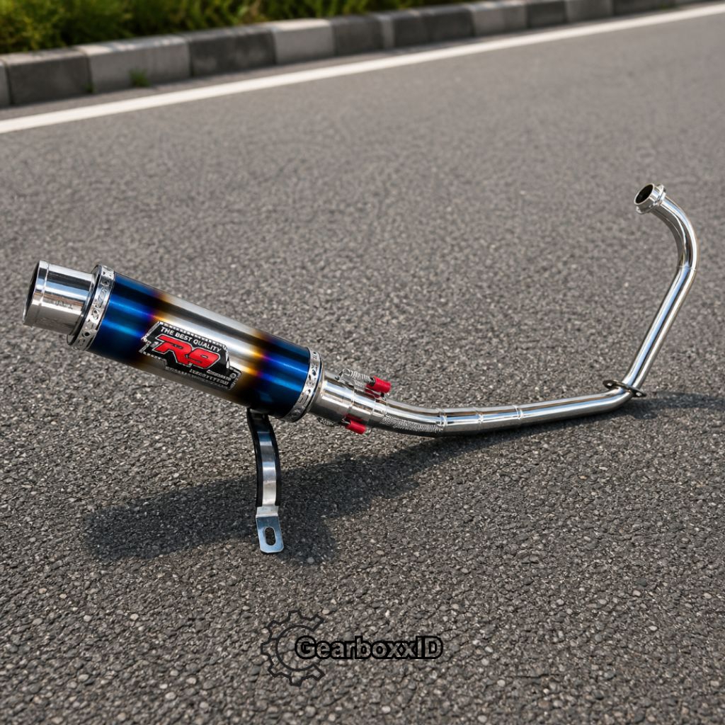 Knalpot Racing R9 mughello bluemoon satriya fu jupiter mx old new satria fu karbu