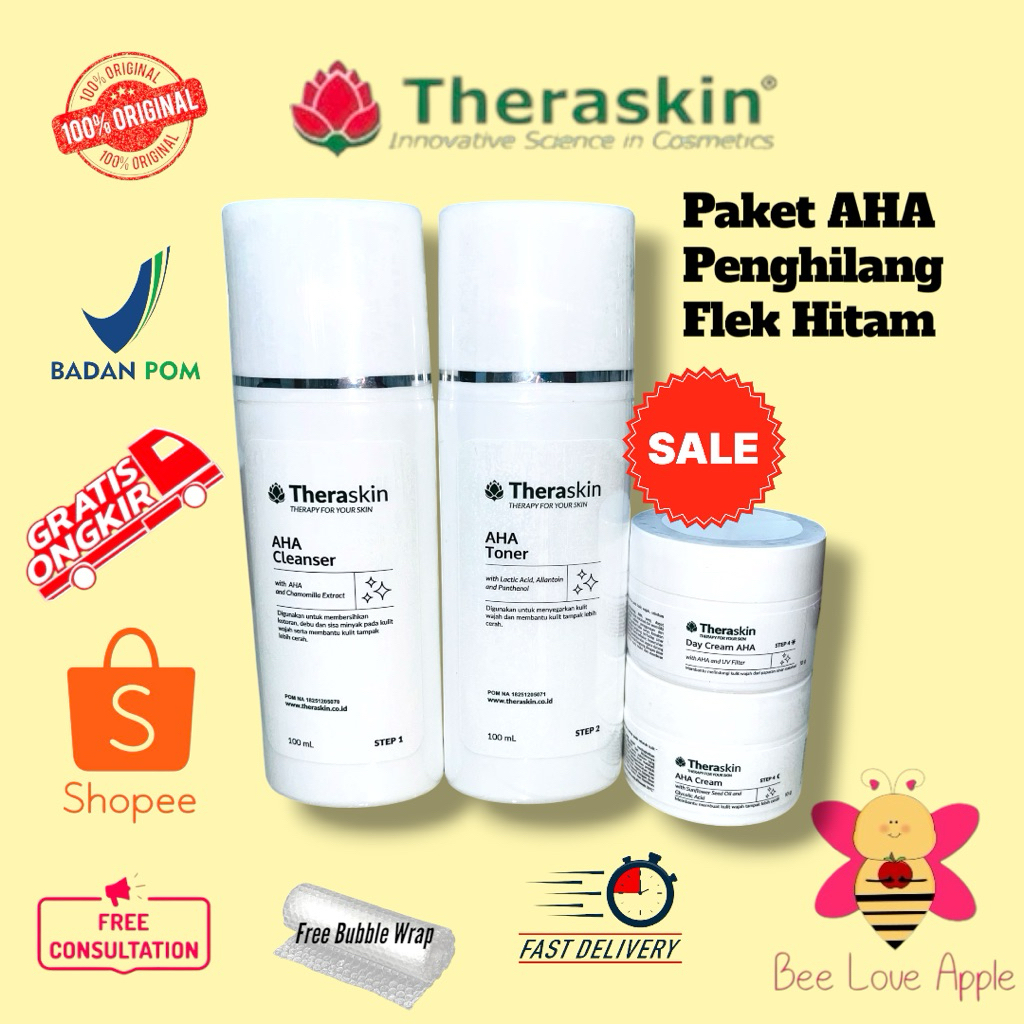 Theraskin Paket AHA Penghilang Flek Hitam BPOM