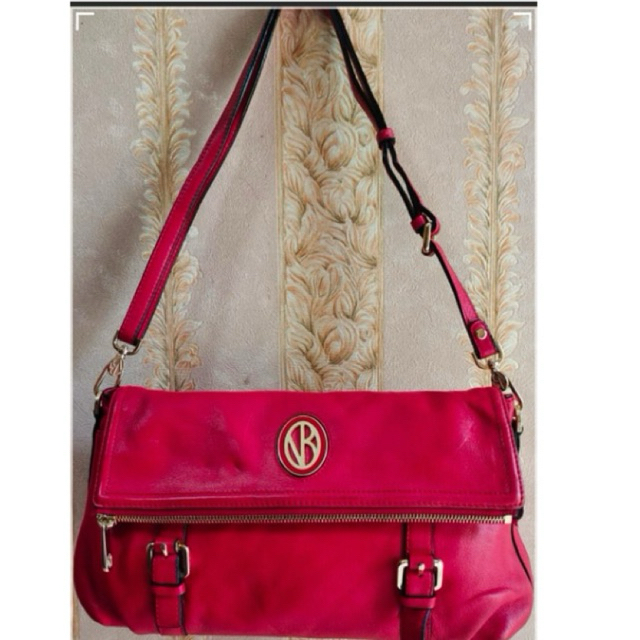 tas shoulder pesta merah