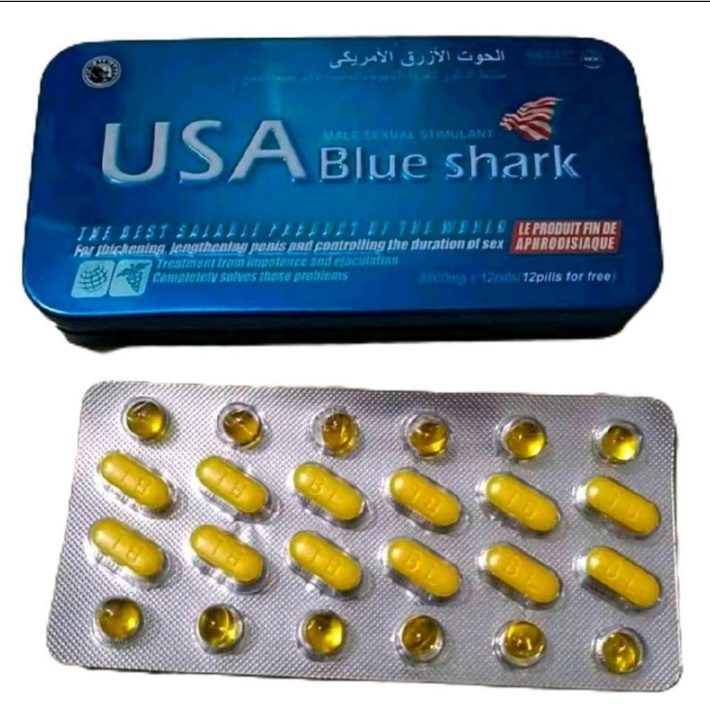 Vitamin Usa-Blue-Shark aman @12