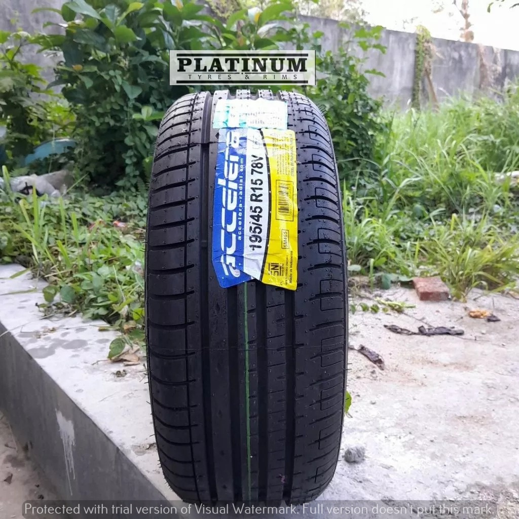BAN MOBIL MURAH ACCELERA PHI-R 195 45 R15 II JUAL BAN TUBLES 195/45 R15