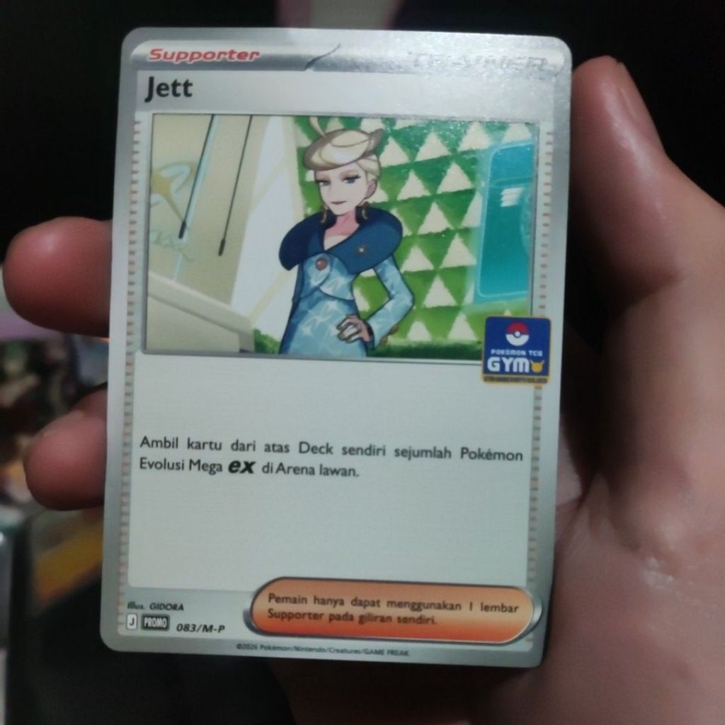 Jett Promo Gym kartu pokemon tcg indo