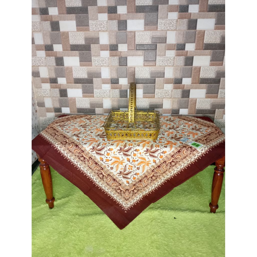 TAPLAK MEJA BATIK TAPLAK MEJA GURU TAPLAK MEJA KANTOR TAPLAK MEJA SEKOLAH KAIN KATUN HALUS MOTIF BUR