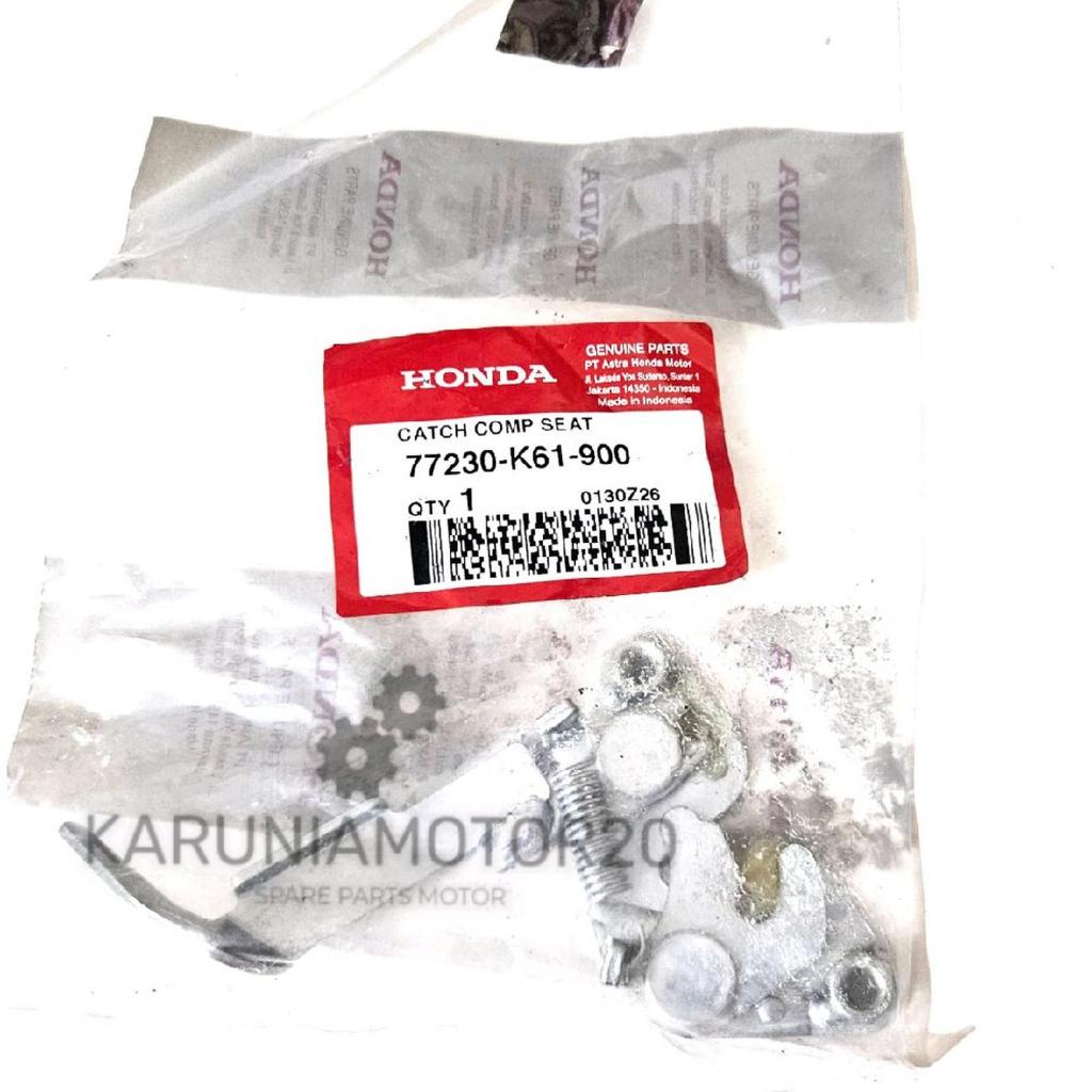 Dudukan Engsel Kunci Jok Beat Pop Original AHM 77230-K61-900