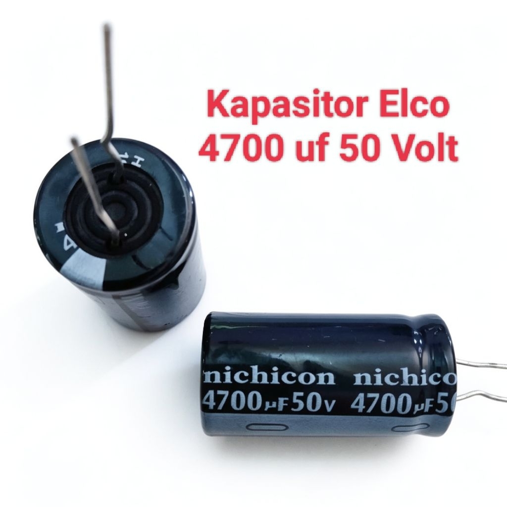 NICHICON ELCO ELKO 4700UF 4700 MIKRO UF 50V 50 VOLT