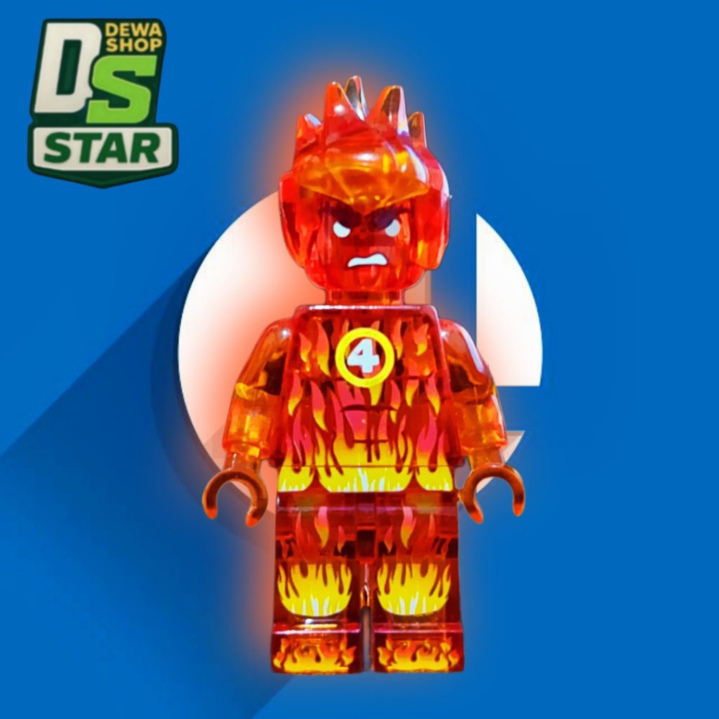 Lego Fantastic Four Human Tourch