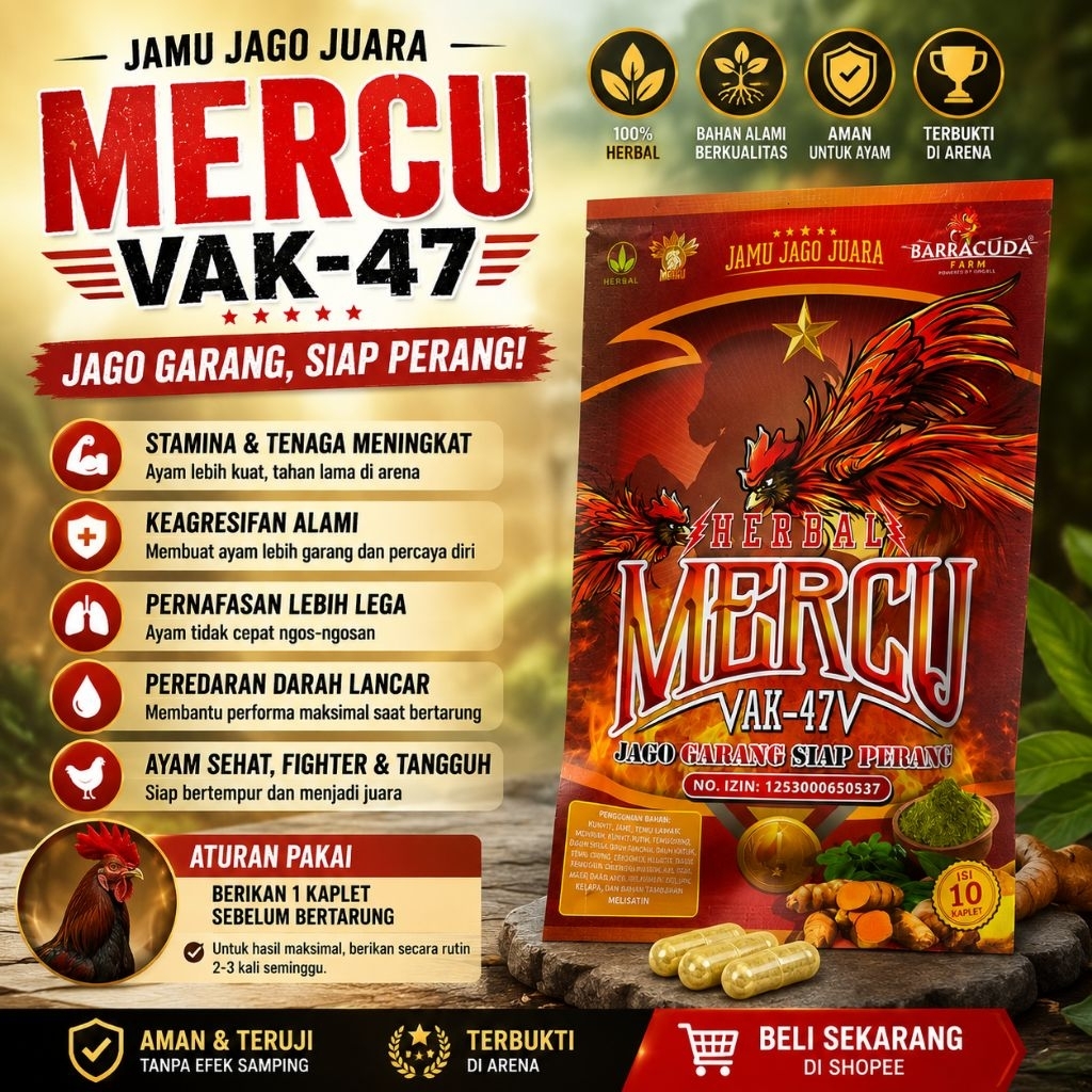 MERCU AK-47 Jamu Doping Ayam Aduan Laga | Rawatan Siap Tempur Power Jago Bangkok