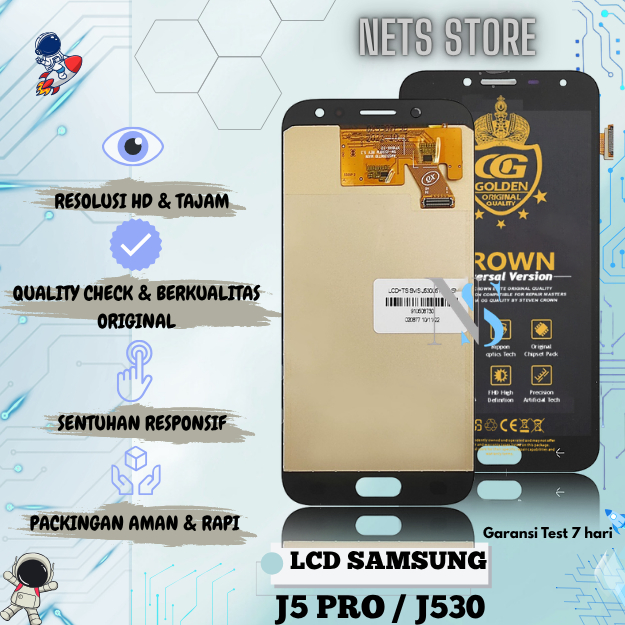 LCD TOUCHSCREEN SAMSUNG J5 PRO 2017 / J530 - ORIGINAL COMPLETE