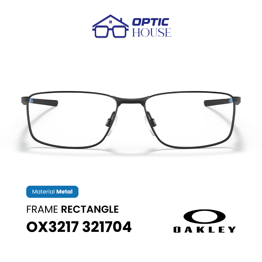 Oakley OX3217 Socket 5.0 Cobalt Collection Eyeglasses 321704 Satin Black