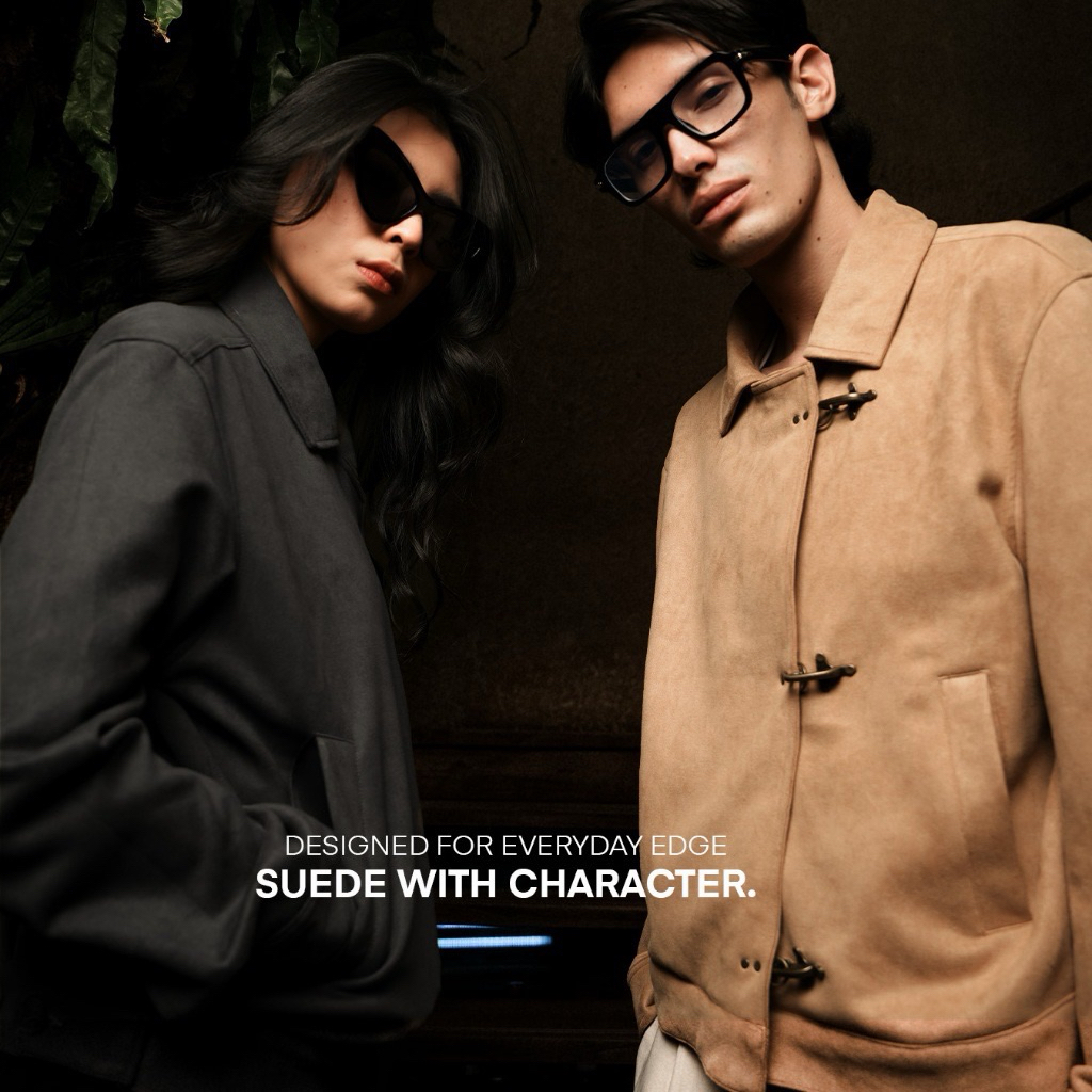 signore Moisur Suede Clasp Jacket