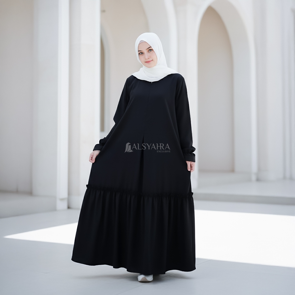 Alsyahra Exclusive Abaya Gamis Syari Jamila WF Premium