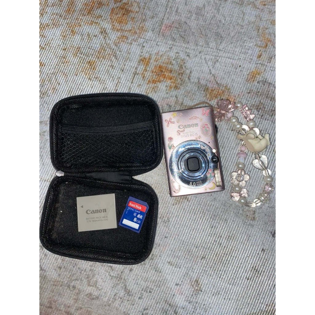 PRELOVED WTS CANON IXUS 80 is Pink
