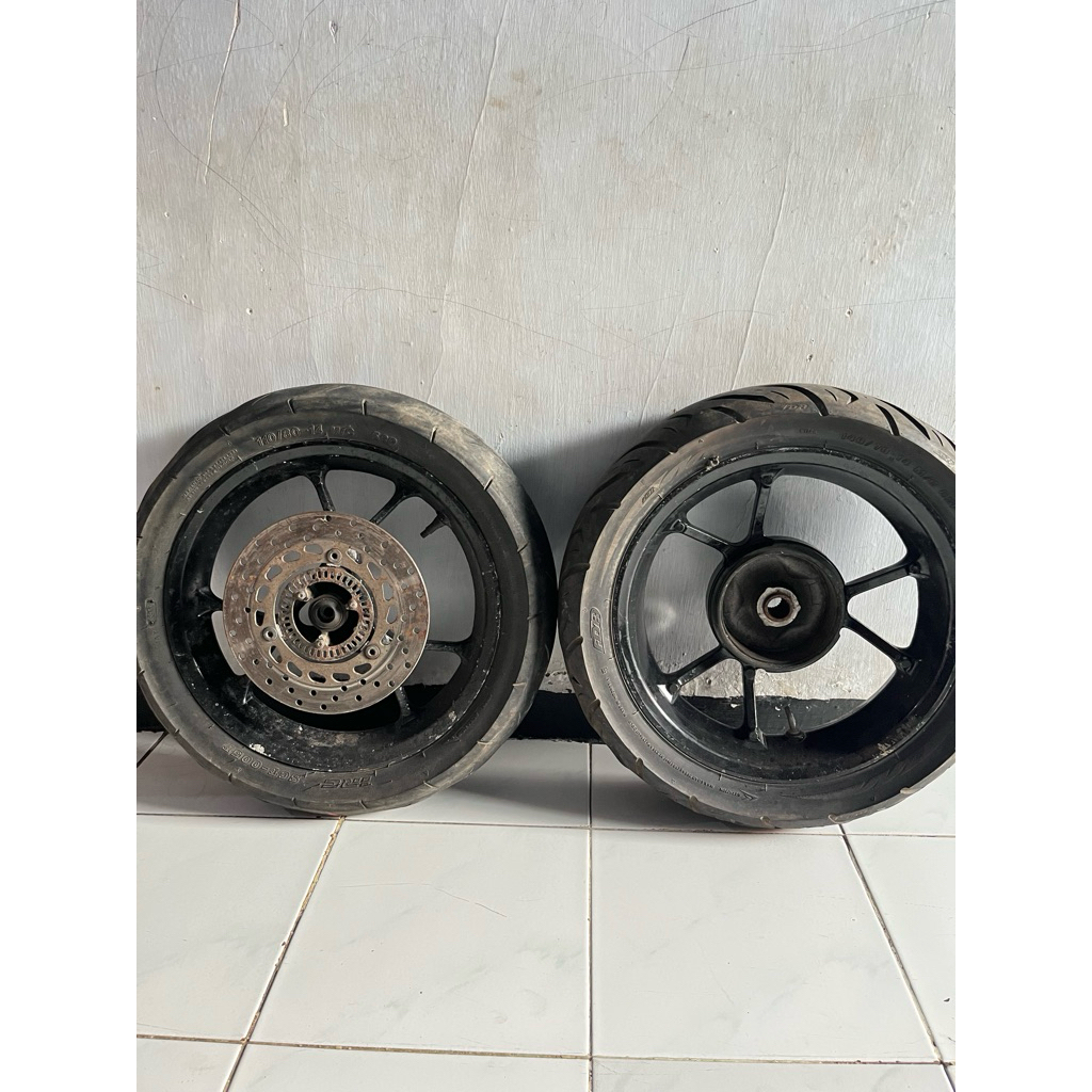 Velg depan belakang aerox original