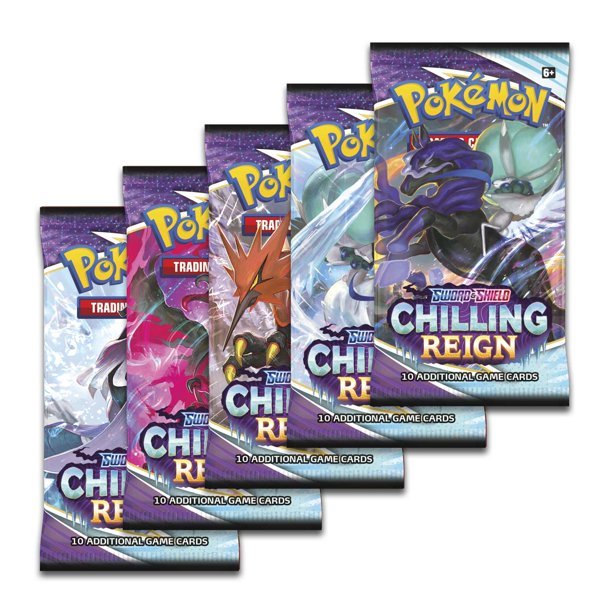 Kartu Pokemon English Sword and Shield Chilling Reign Booster Pack
