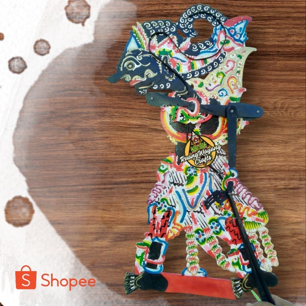 Wayang Kulit Asli Gatotkaca Murah Meriah