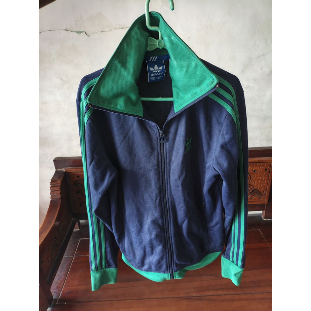 Adidas Tracktop Firebird Navy Green second - Original Preloved - Size Fit 173cm