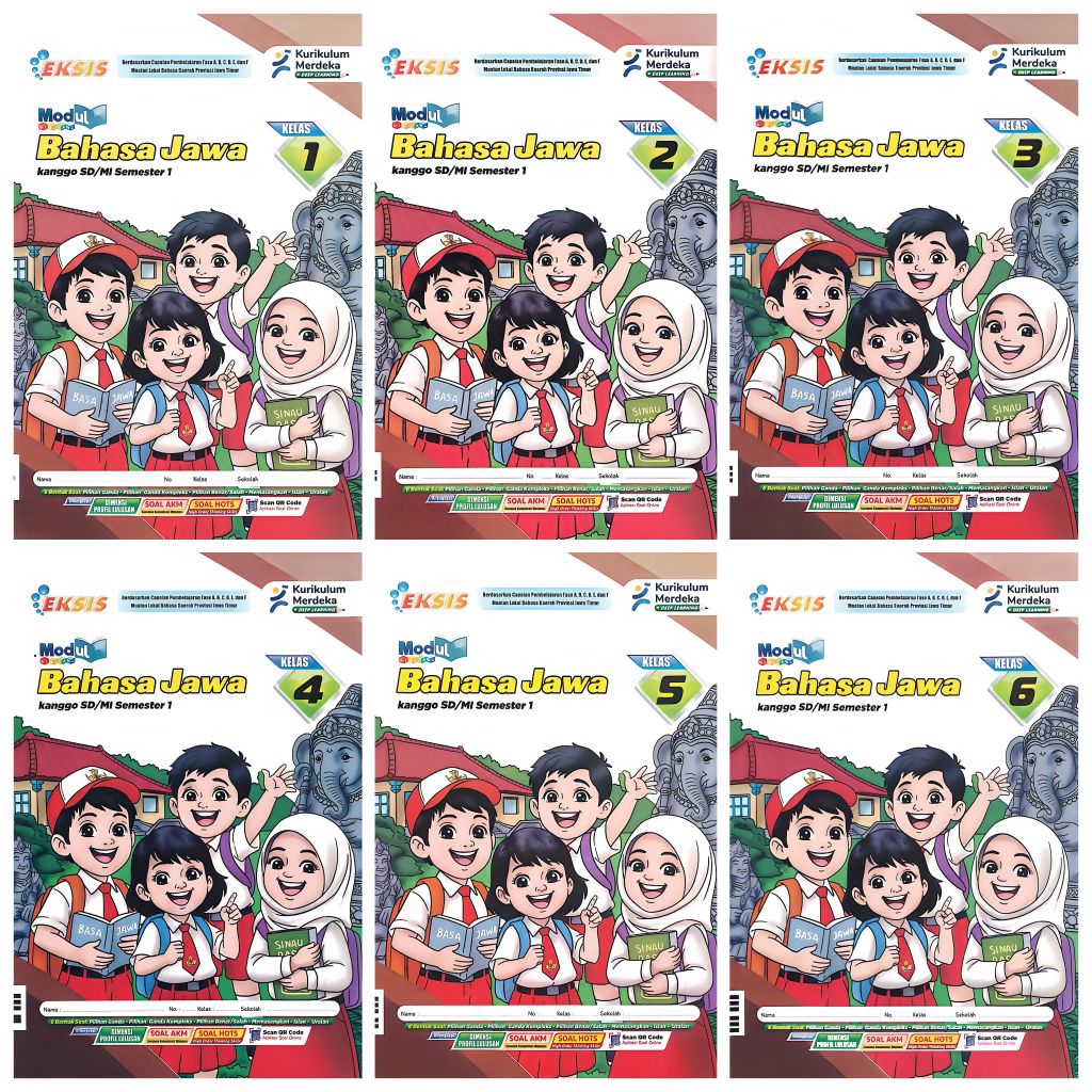 BUKU LKS EKSIS SD MI BAHASA JAWA KELAS 1 2 3 4 5 6 KURIKULUM MERDEKA SEMESTER 1 GANJIL TA.2026-2027 