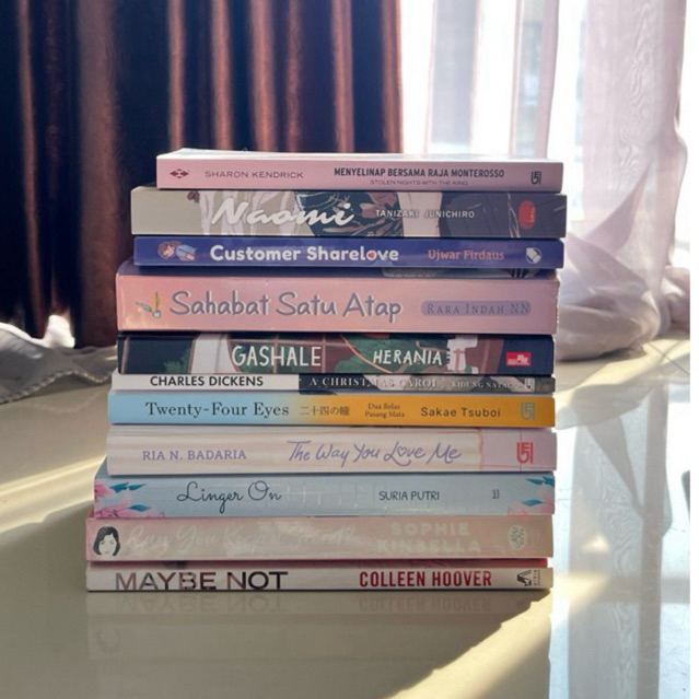 PRELOVED NOVEL INDONESIA ENGLISH