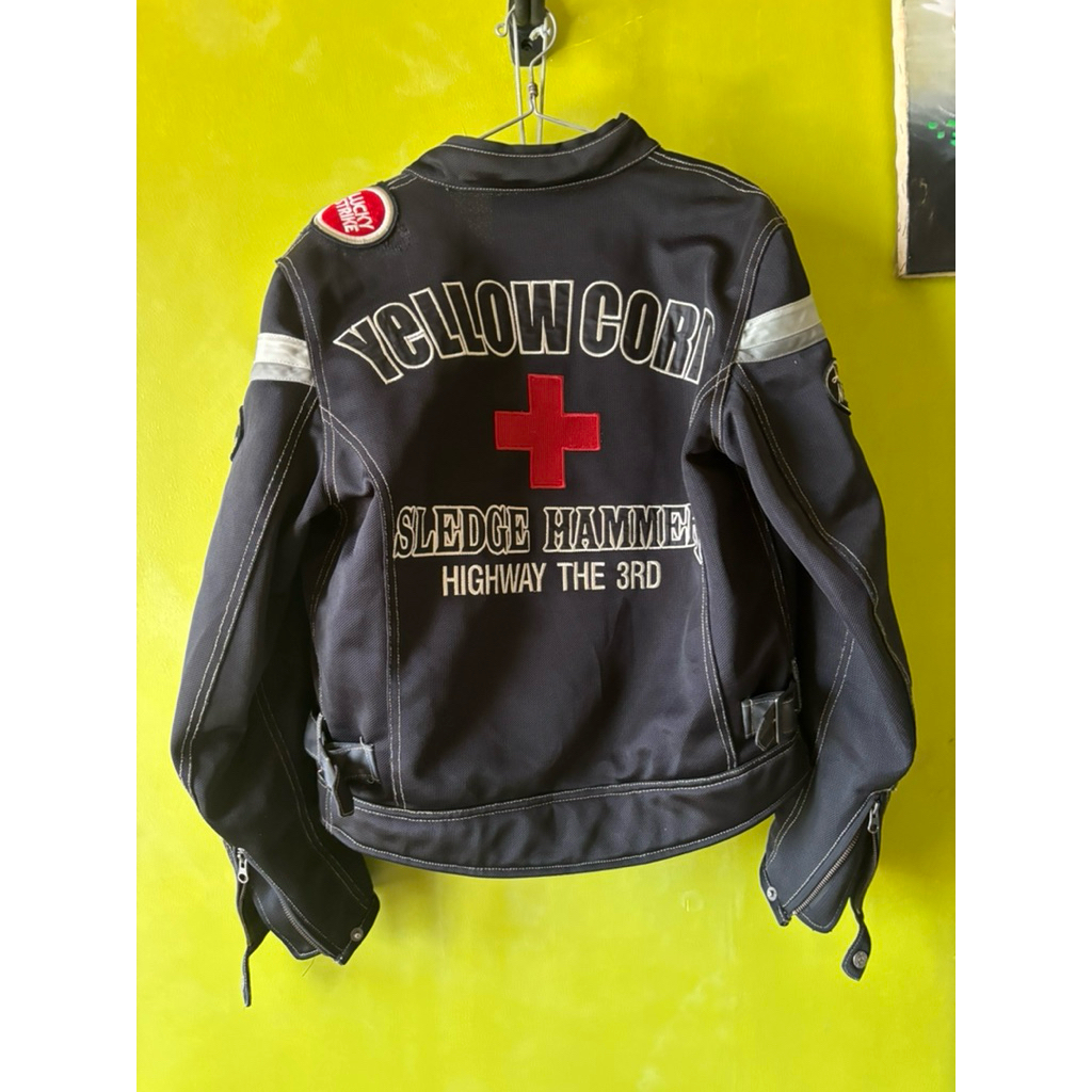 Yellow Corn ORIGINAL mesh jacket black, size M