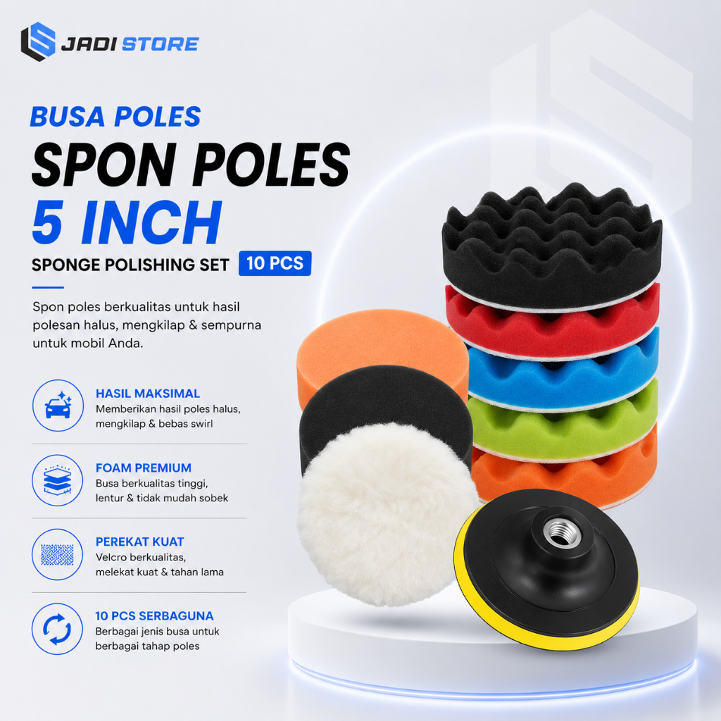 Busa Poles Spon Polis Spon Poles Spon Poles Mobil Spon Poles 5 inch Spon Poles Mobil 5inch Sponge Po