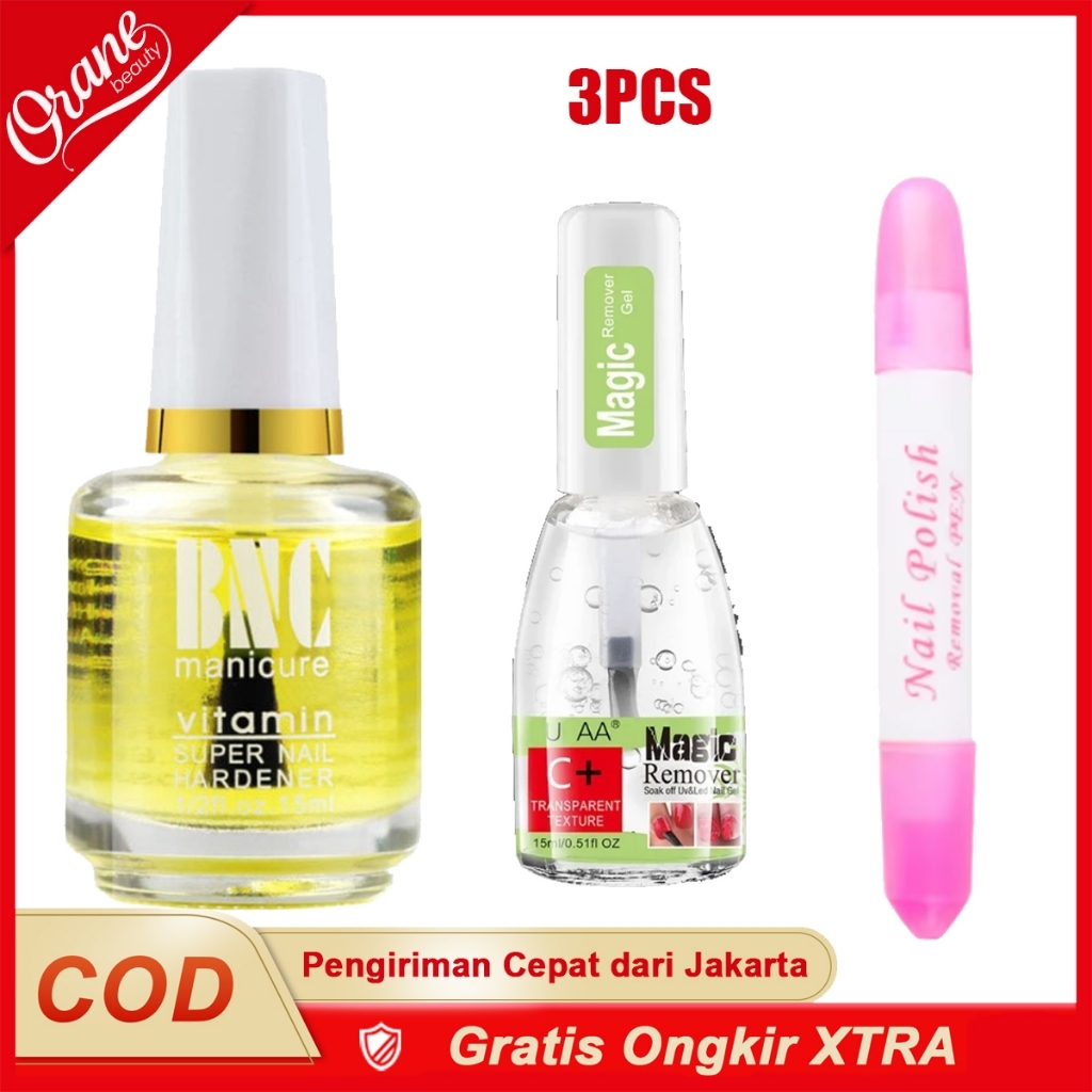 Oranebeauty  3IN1 SET HIGH QUALITY ANOTHER SEXY PEMBERSIH CAT KUKU NAIL ART