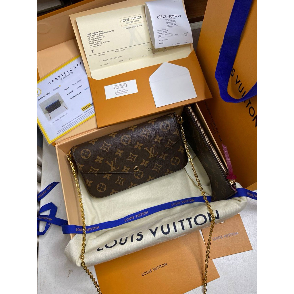 preloved rec 2023 cheap felicie pochette authentic