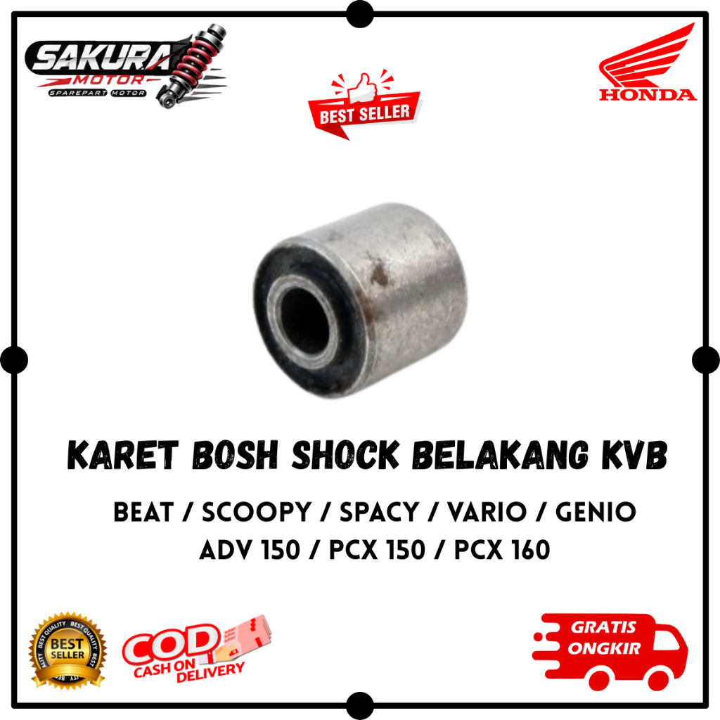 Karet Bosh Shock Belakang Honda Beat/Scoopy/Vario - KVB