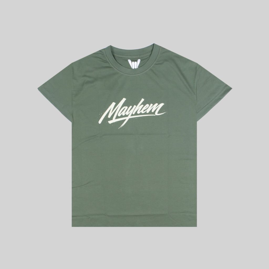 MAYHEM Tshirt Smiten Olive Green | Kaos Reguler