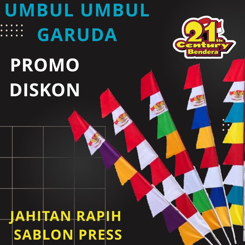 30 PCS UMBUL2 GARUDA WARNA WARNI