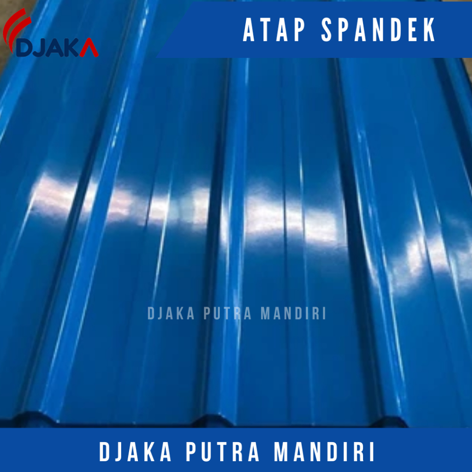 Atap spandek galvalum warna 0,40 - 5 gelombang