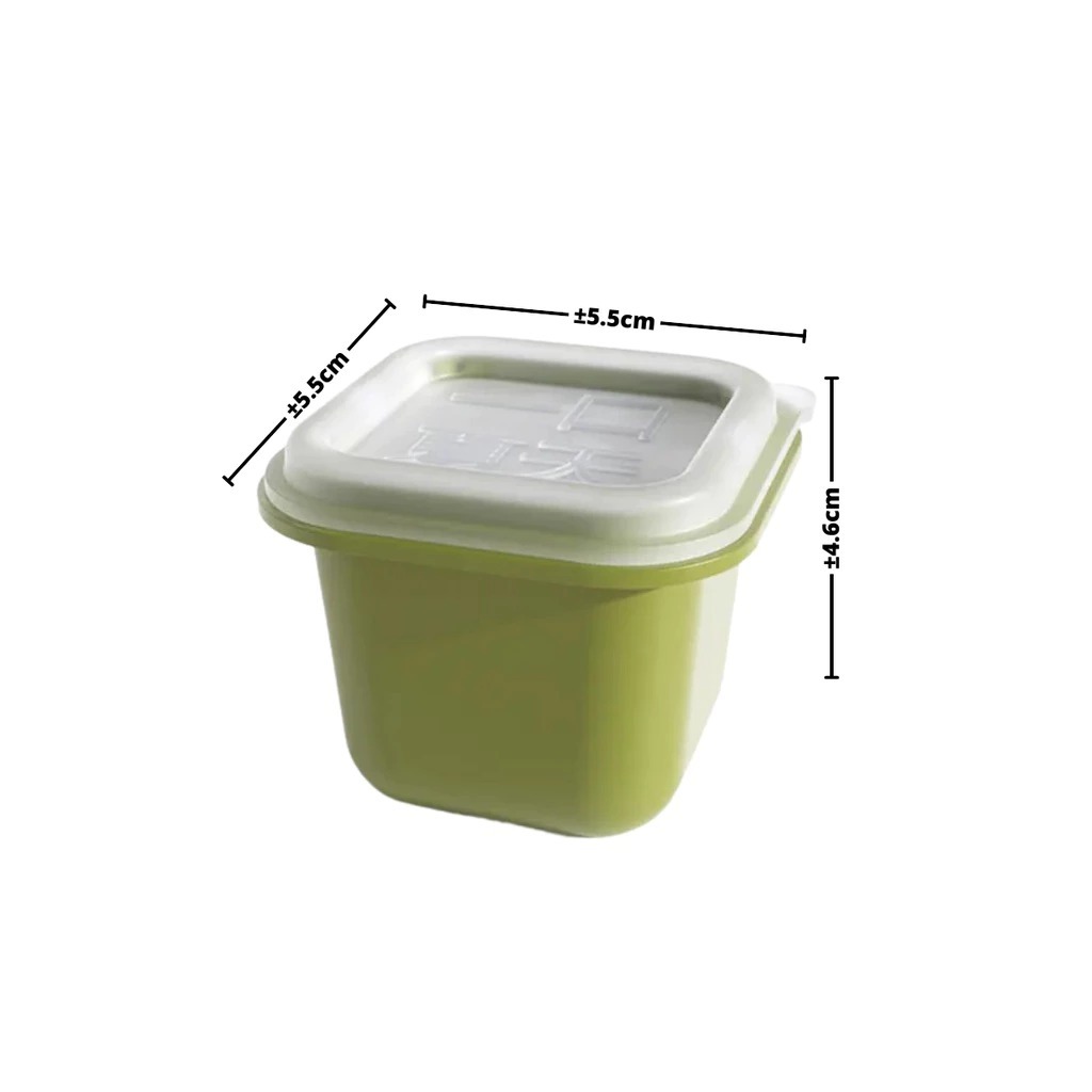CETAKAN ES batu bentuk kotak kecil dengan tutup / alat pencetak puding agar-agar jelly cokelat yogur