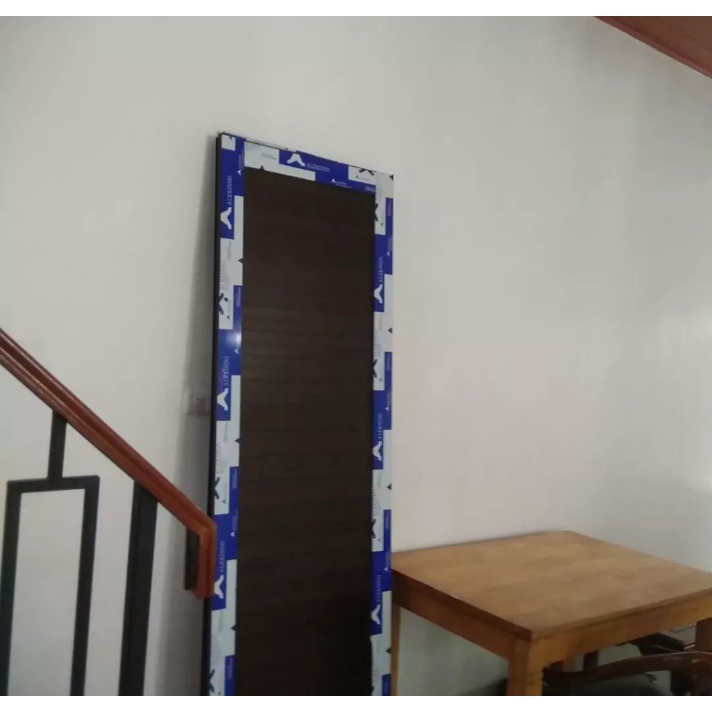 KUSEN PINTU ALUMUNIUM + DAUN PINTU DUA PINTU