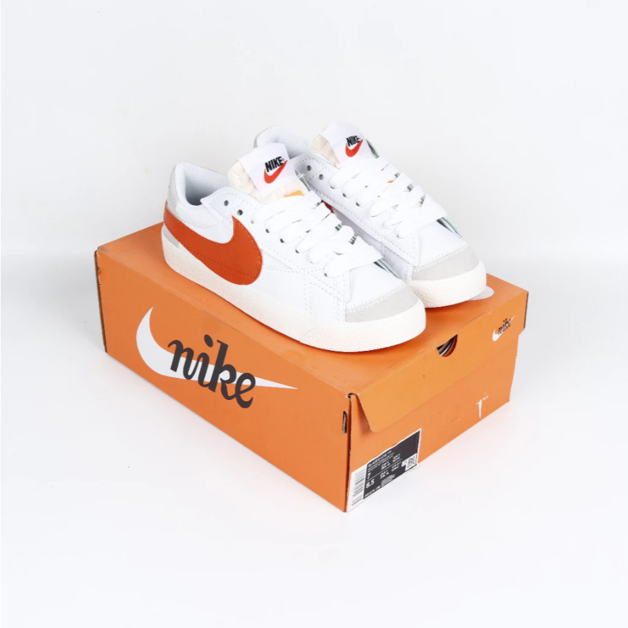(VLTAVN) Sepatu Sneakers Nike Blazer Low 77 Jumbo Sail Orange