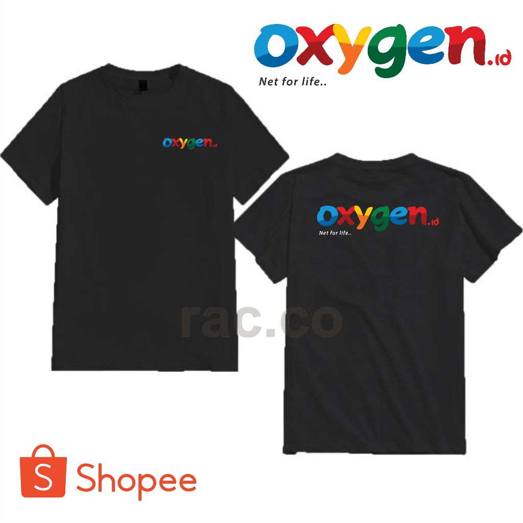 [COD] Kaos oblong OXYGEN wifi / Seragam OXYGEN