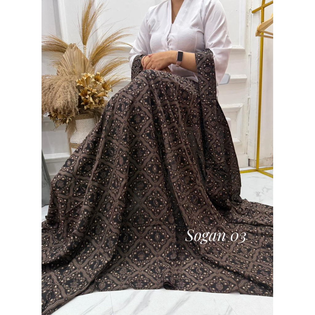 Kamen Sutra Paris Sogan Batik Klasik 120  Sutra Paris Premium 2,4 Meter