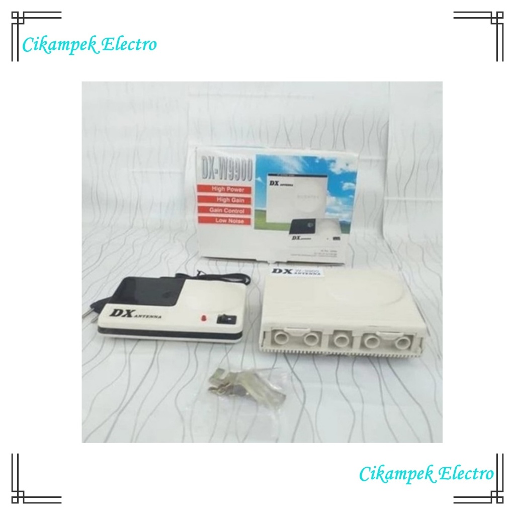 Booster Antena TV / Penguat Sinyal TV DXW9900 / DX W 9900
