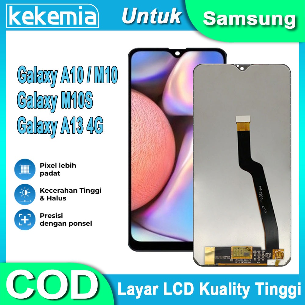 LCD Untuk Samsung Galaxy A10  M10 Galaxy A10S A13 4G LCD TouchScreen Penggantian Layar Sentuh LCD de