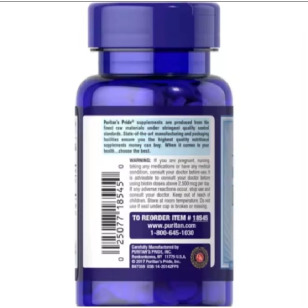 Biotin 7500 mcg 30 butir